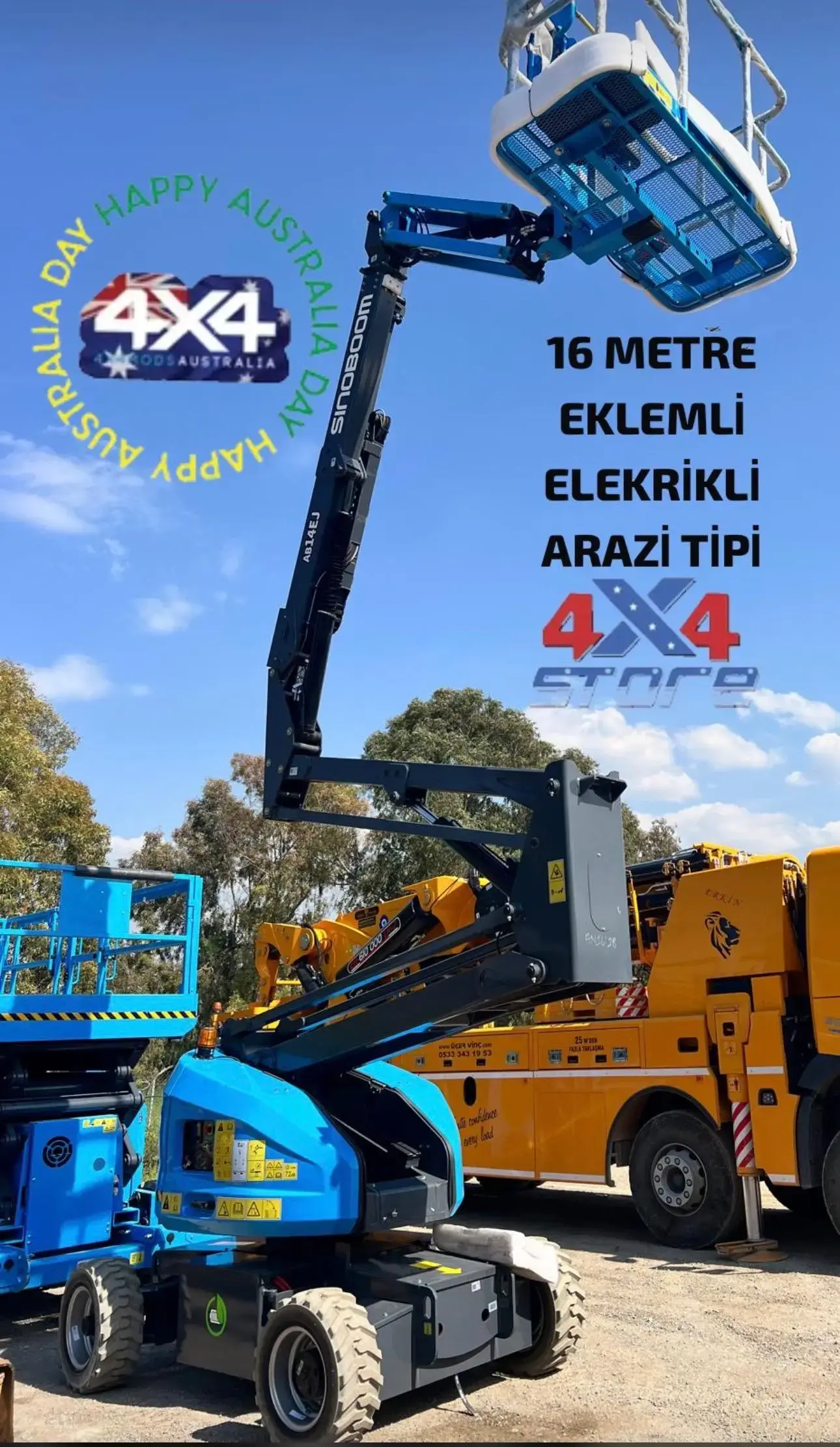 Üçer Vinç 16 Metre Eklemli 3